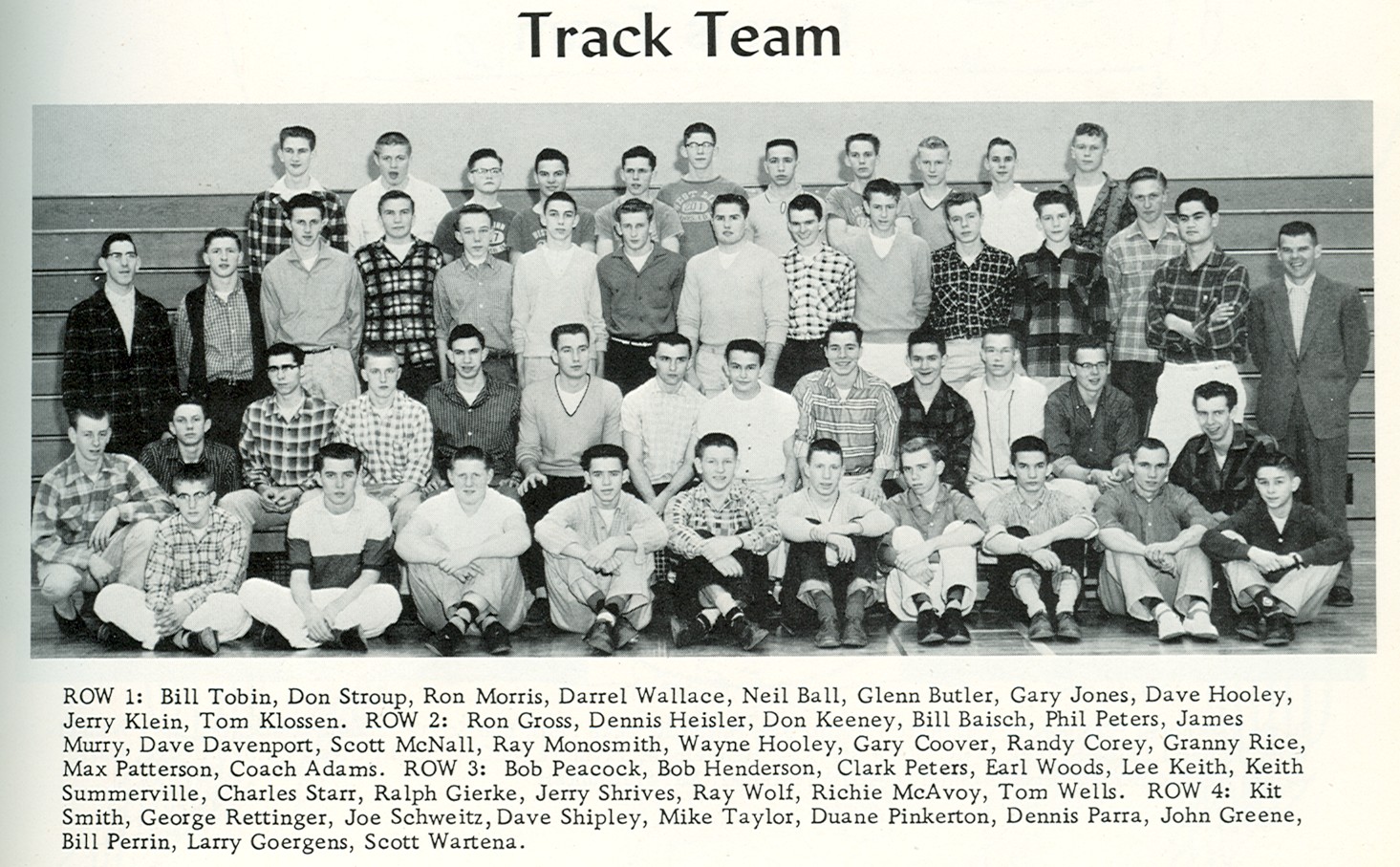 1958 track team 